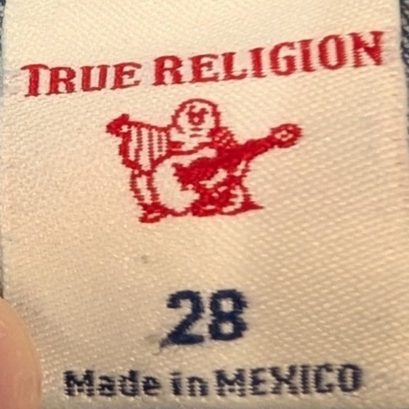 True Religion Womens Skinny Jeans Size 28 Ankle Halle Blue Back Notch High Rise - Picture 8 of 16